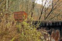 Old N&W Sign on the Bluestone Branch